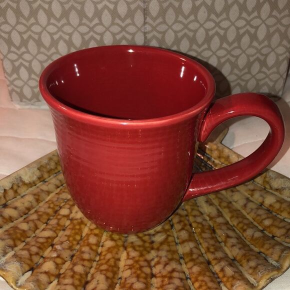 Bistro Brights Candy Apple Red Roomy Mug - Picture 2 of 6